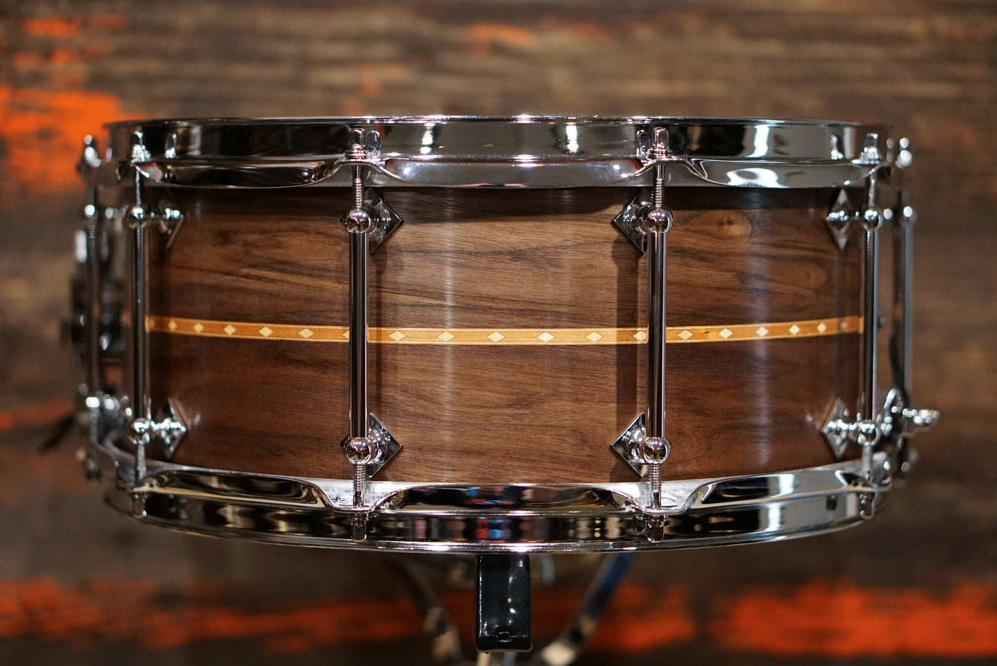 Craviotto 6.5x14" Solid Walnut Snare Drum - Hybrid Edges