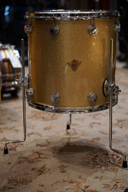 DW 13/16/22/6.5x14" Classics Series Drum Set - Gold Sparkle