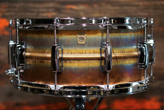 Ludwig 6.5x14" Raw Bronze Snare Drum (LB552R) - SN188020