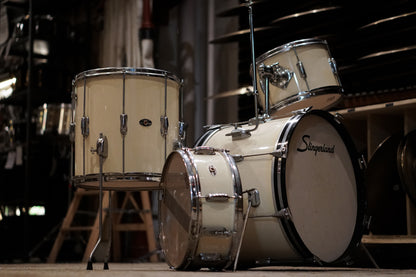 Slingerland 12/14/20/5x14" Stage Band Drum Set - 1970s Gloss White