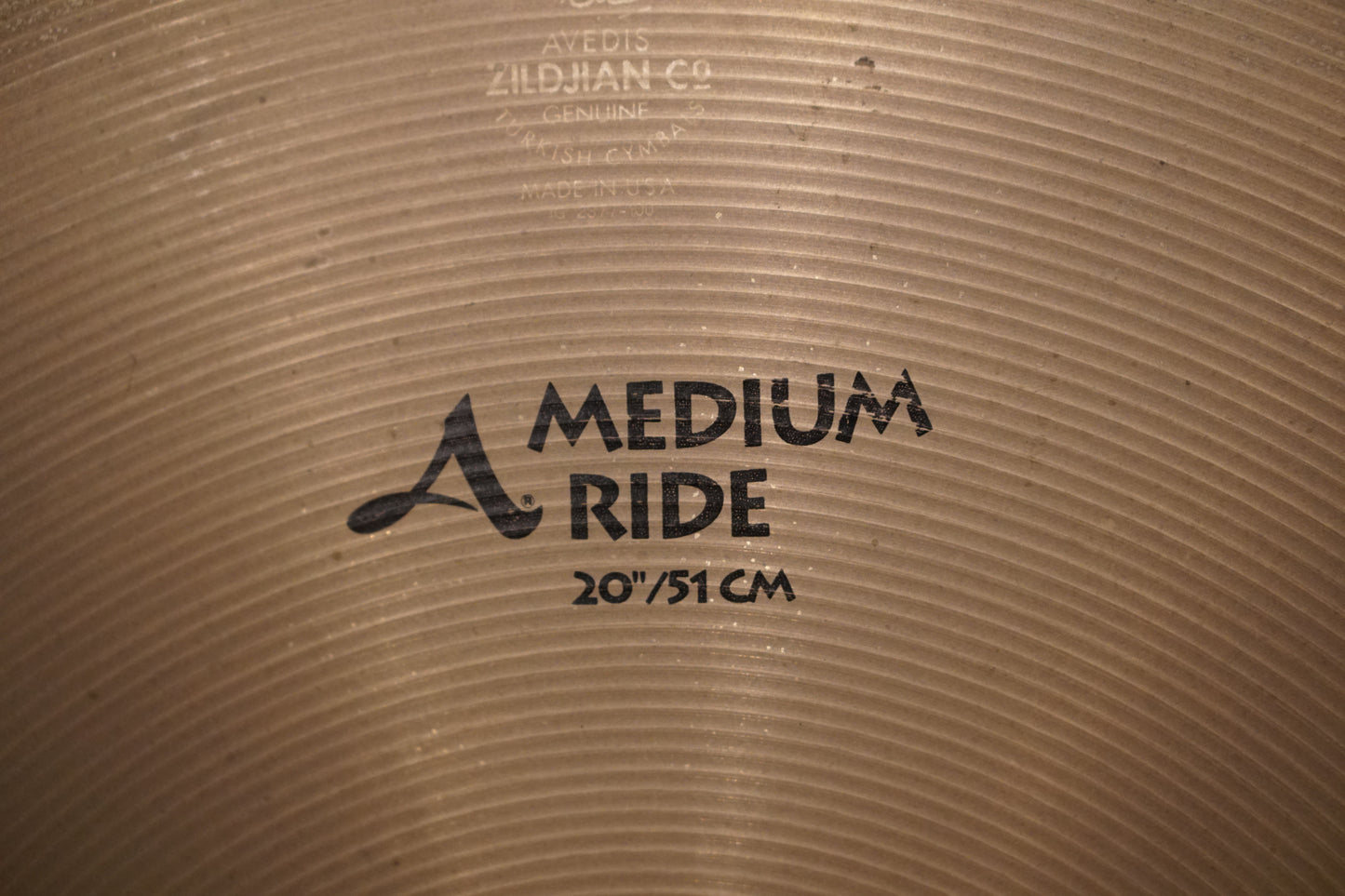 Zildjian 20" Avedis 1990s Medium Ride Cymbal - 2308g