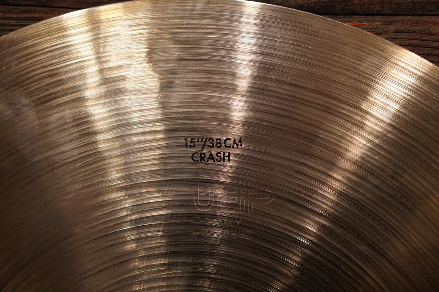 UFIP 15" Class Series Brilliant Crash Cymbal - 830g