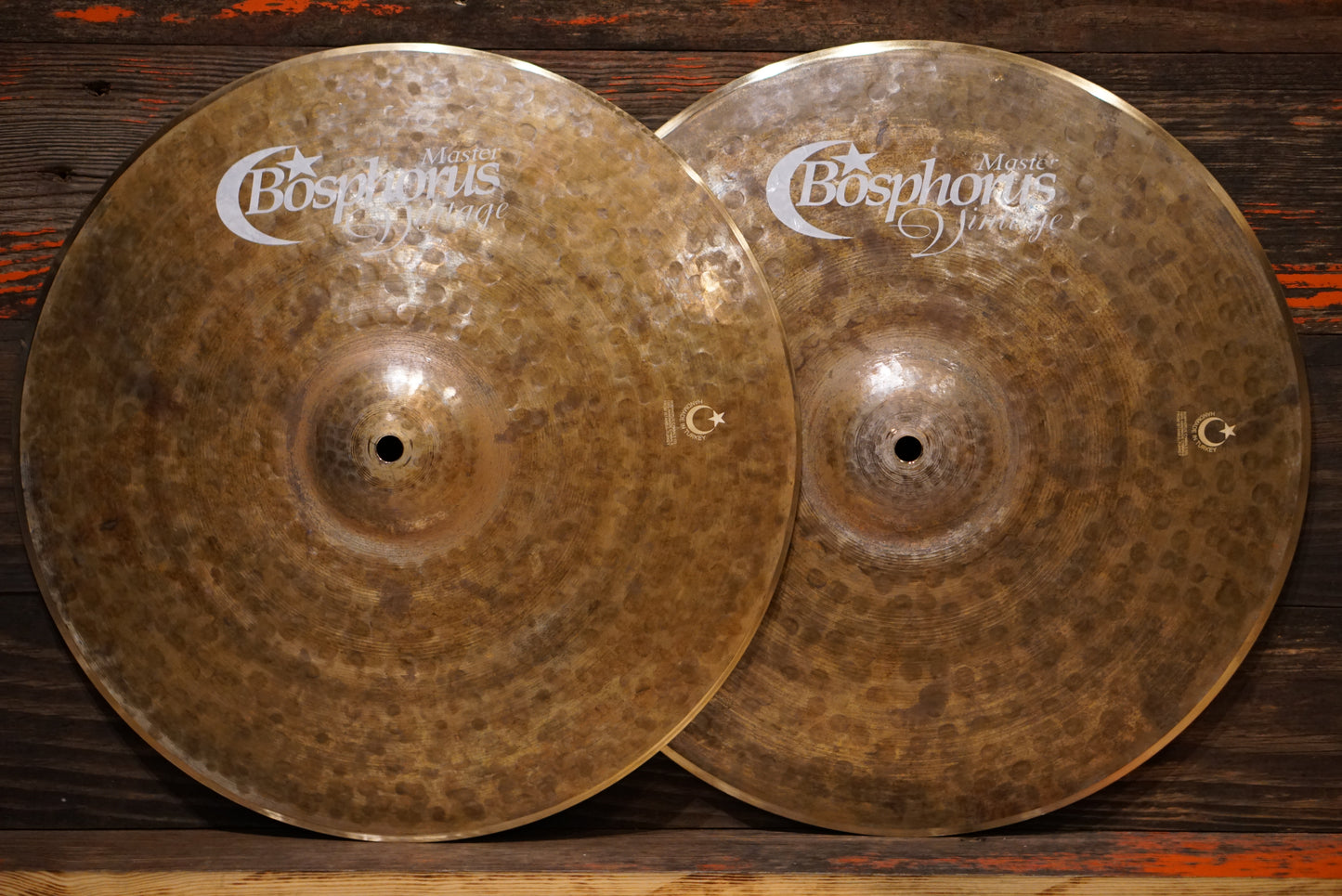 Bosphorus 15" Master Vintage Hi-Hat Cymbals - 990/1200g