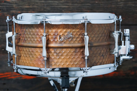 Oriollo 6.5x14" Bakar 65 Seamless Hammered Copper Snare Drum