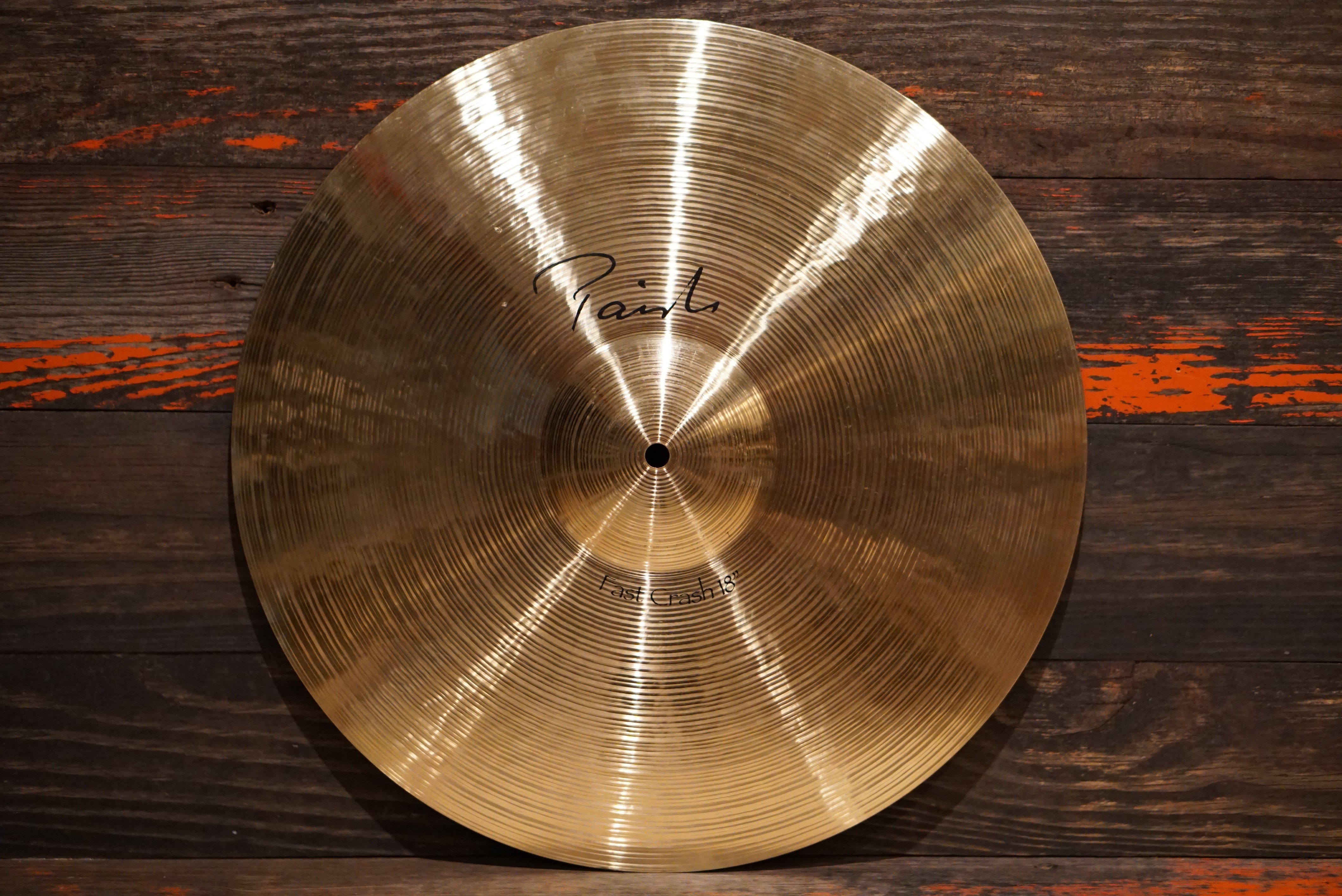 Paiste 18" Signature Fast Crash Cymbal 1268g Good Hands Drum Shop
