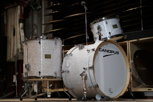 Canopus 13/16/22" Neo Vintage NV60-M1 Drum Set - White Marine Pearl