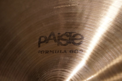 Paiste 18" Formula 602 Thin Crash Cymbal - 1460g