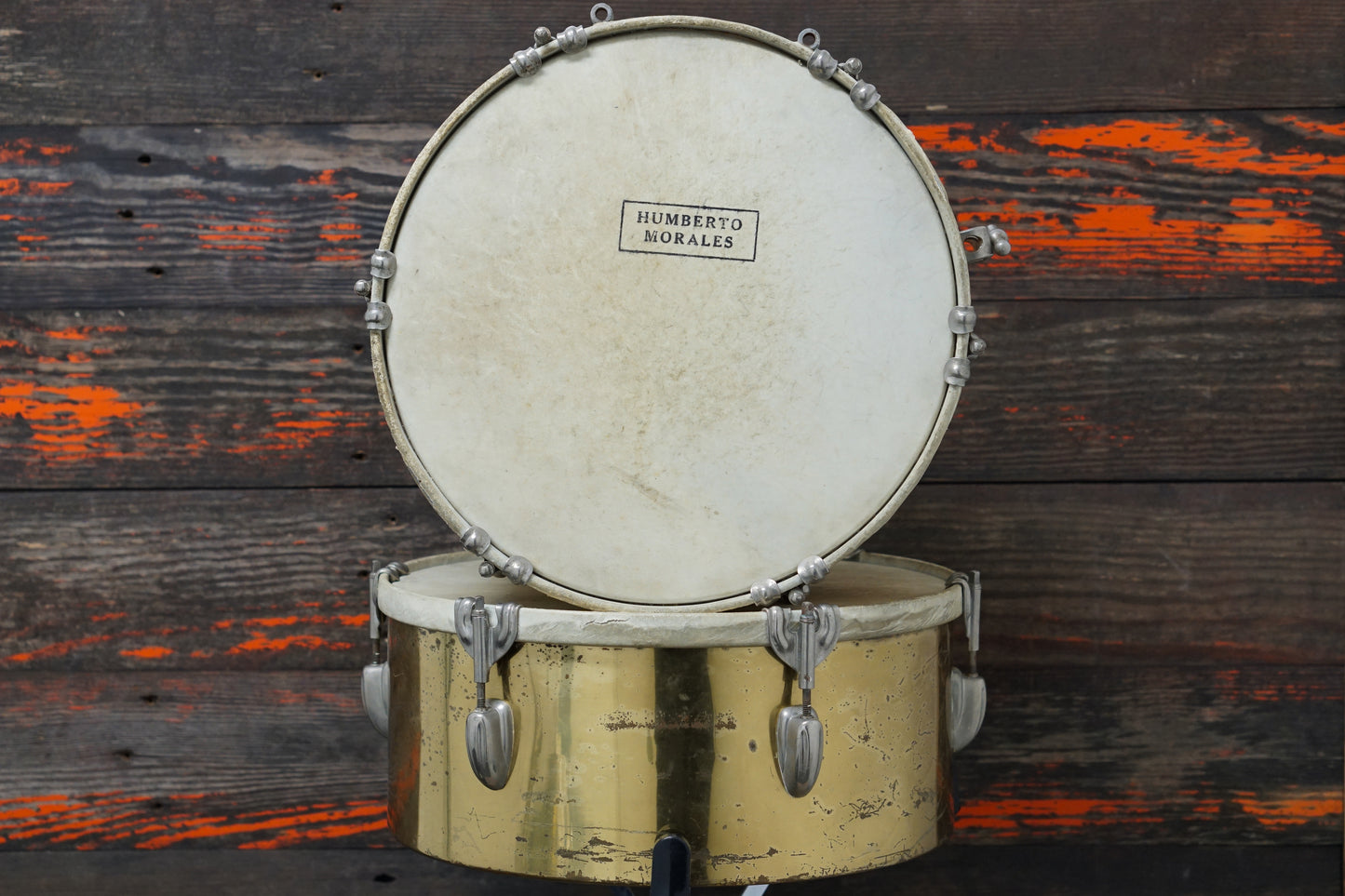 Slingerland 13/14" Humberto Morales Timbales - 1950s Spun Brass