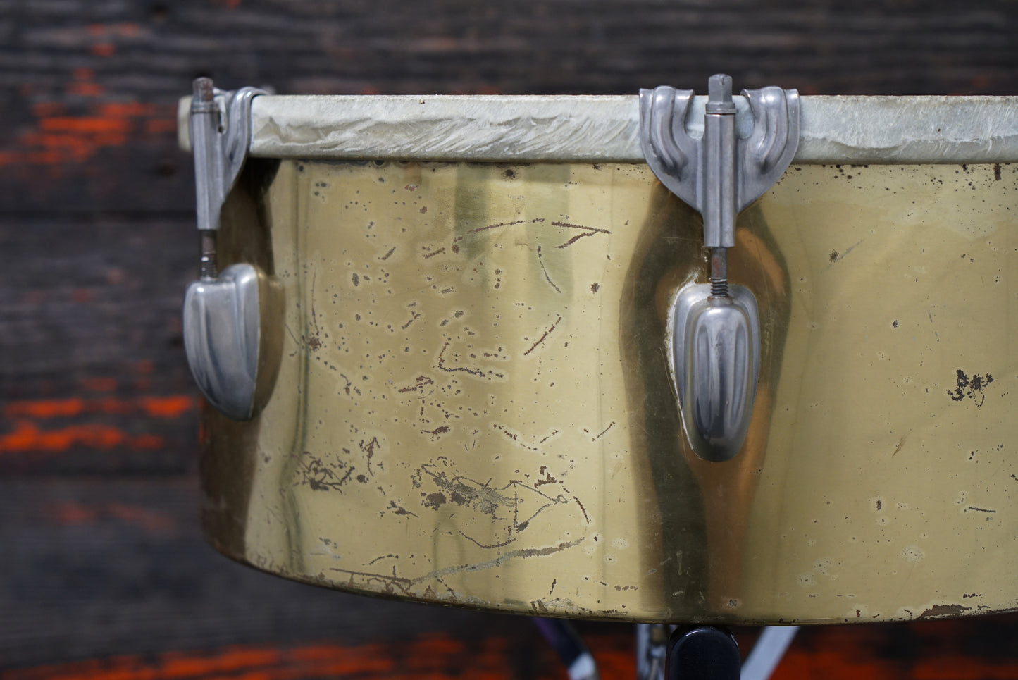 Slingerland 13/14" Humberto Morales Timbales - 1950s Spun Brass