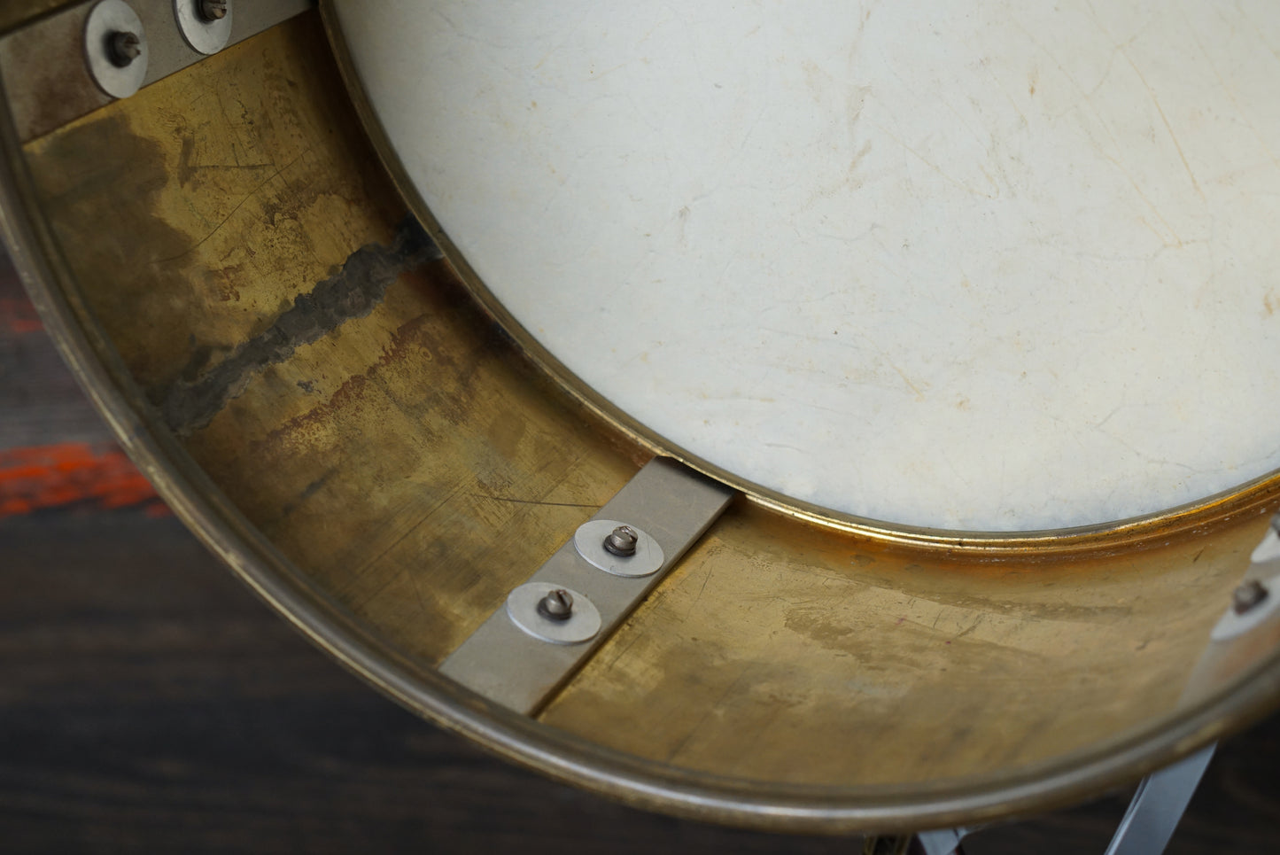 Slingerland 13/14" Humberto Morales Timbales - 1950s Spun Brass