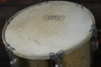 Slingerland 13/14" Humberto Morales Timbales - 1950s Spun Brass