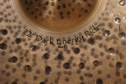 Paiste 22" Signature Dark Energy Mark I Ride Cymbal - 3032g