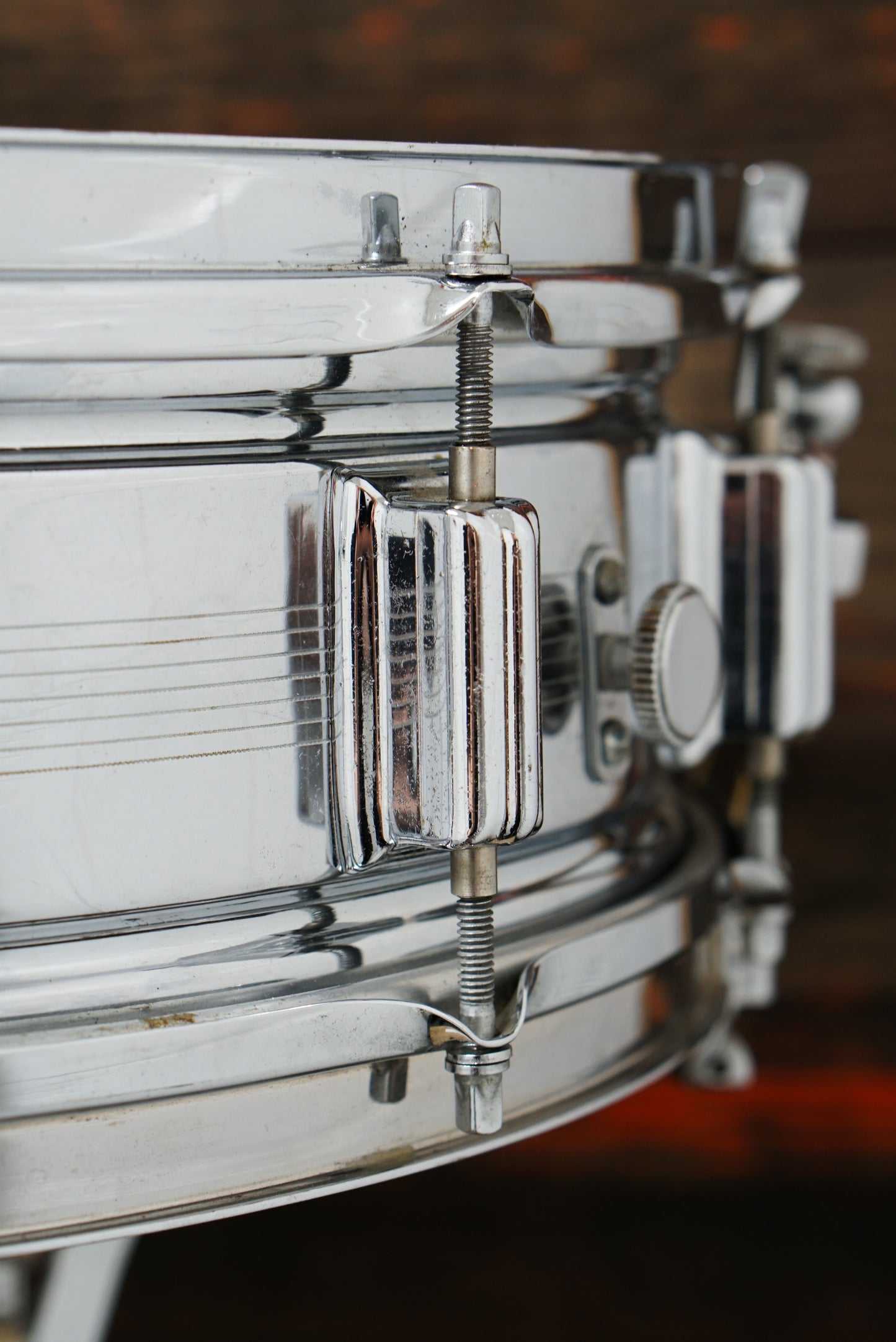 Rogers 5x14" Dynasonic Metal Snare Drum - 1960s (7-line)