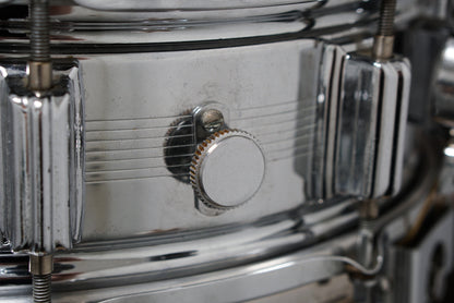 Rogers 5x14" Dynasonic Metal Snare Drum - 1960s (7-line)