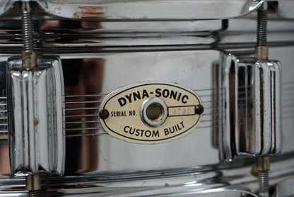 Rogers 5x14" Dynasonic Metal Snare Drum - 1960s (7-line)