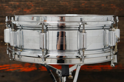 Rogers 5x14" Dynasonic Metal Snare Drum - 1960s (7-line)