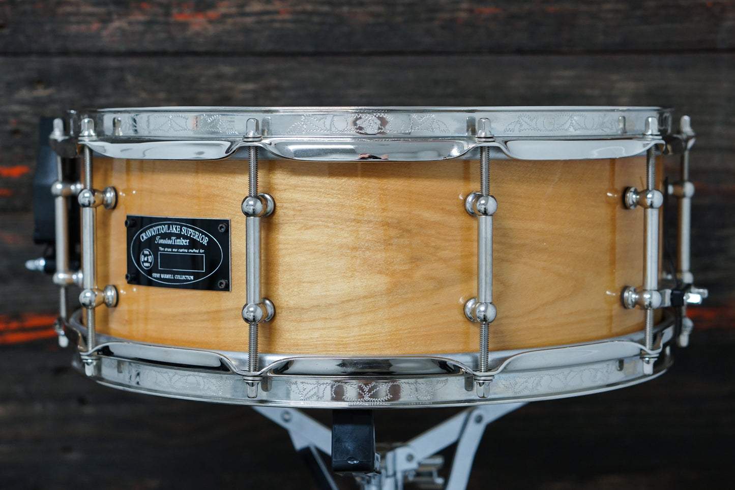 Craviotto 5.5x14" Timeless Timber Solid Red Birch Snare Drum - #9/10