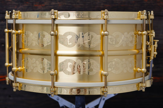 Ludwig 6.5x14" Gold Triumphal 100th Anniversary Snare Drum - #1984