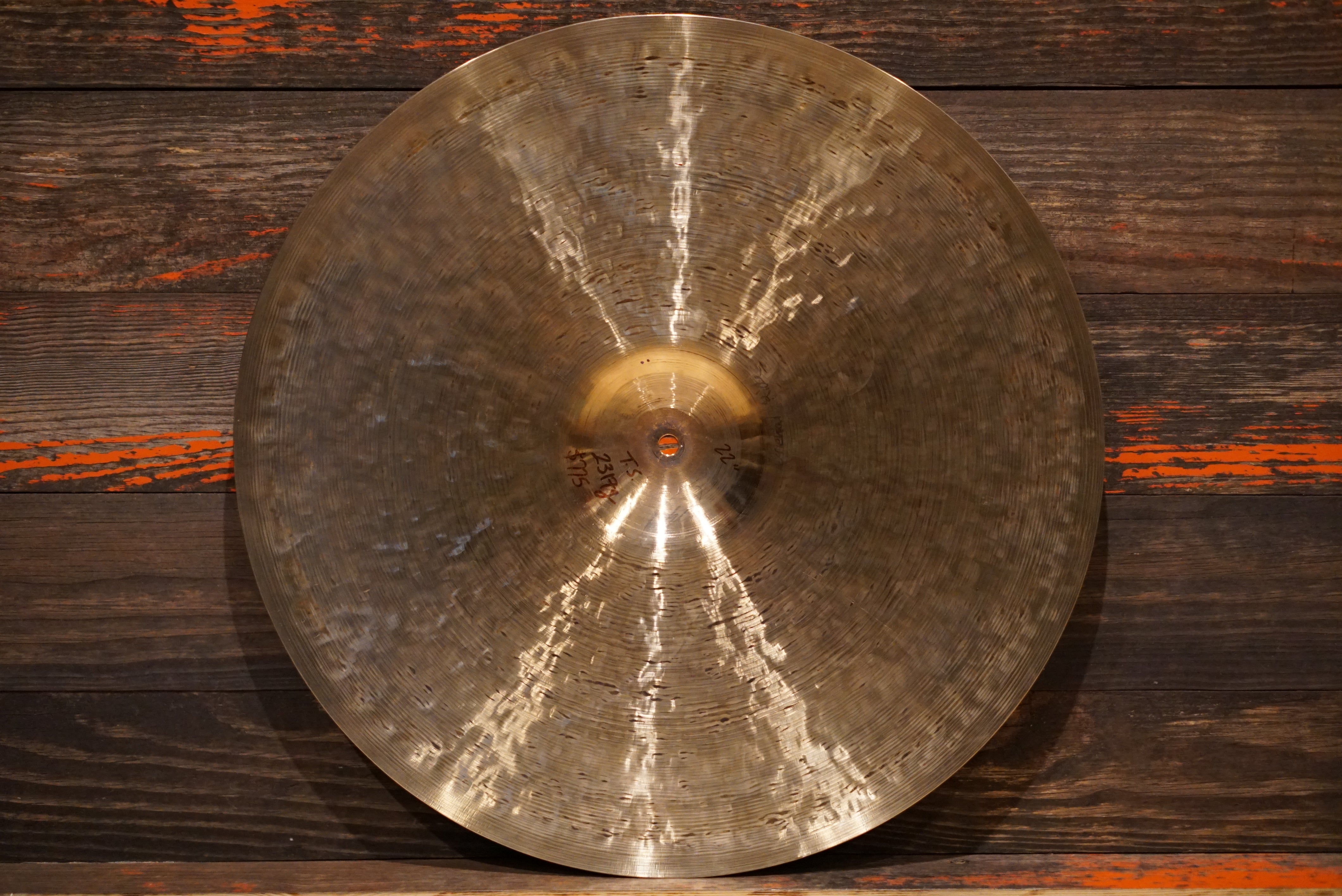 Funch Cymbals シンバル 22インチ ride 明か ライド 2425g