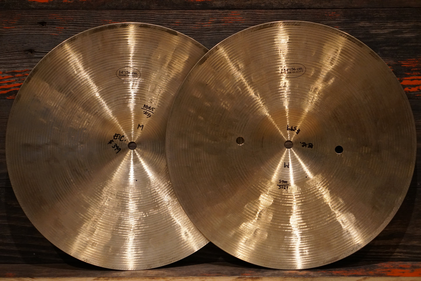 UFIP 14" Original Series Hi-Hat Cymbals - 1065/1315g