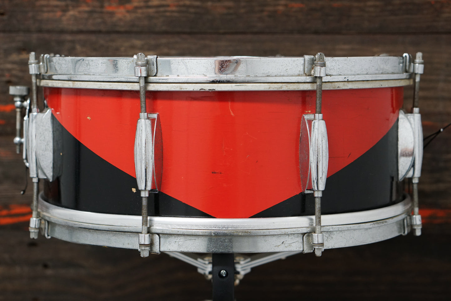 Gretsch 5.5x14" Renown Snare Drum - Red/Ebony Harlequin