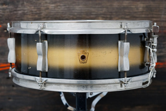 Ludwig 5.5x14" WFL Pioneer Snare Drum - Black/Gold Duco