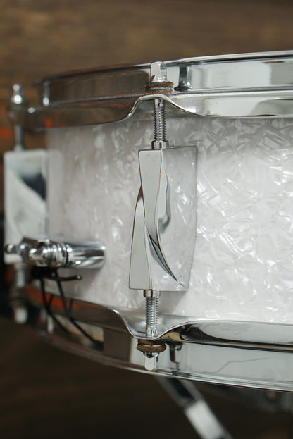 Canopus 5x14" NV60-M5 Snare Drum - White Marine Pearl