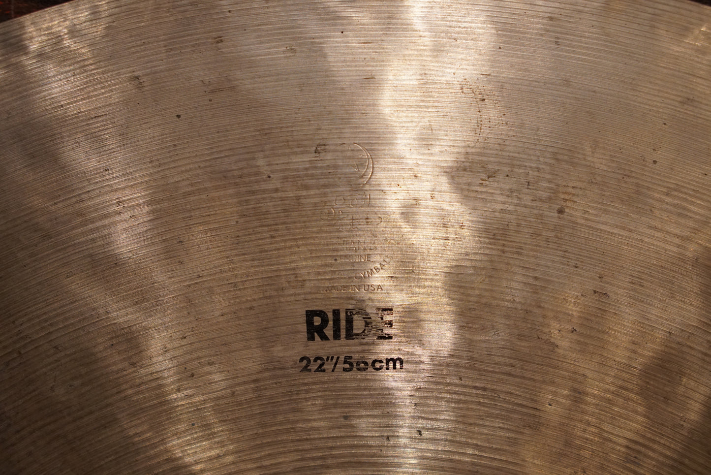 Zildjian 22" K. Ride Cymbal 1980s "EAK" - 3456g