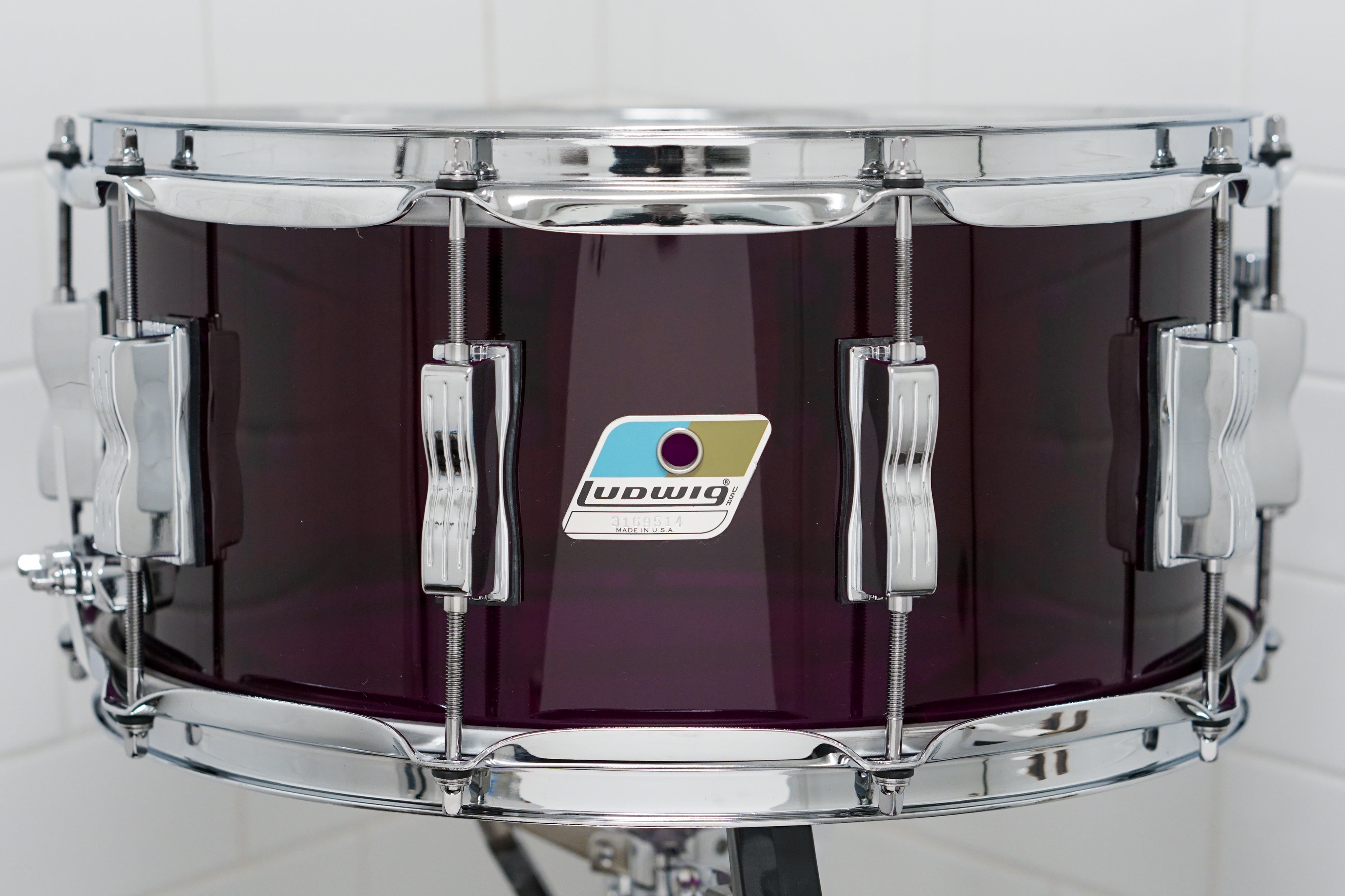 Ludwig 6,5x14\ Vistalite snartrummaLudwig 6,5x14\ Vistalite snartrumma  