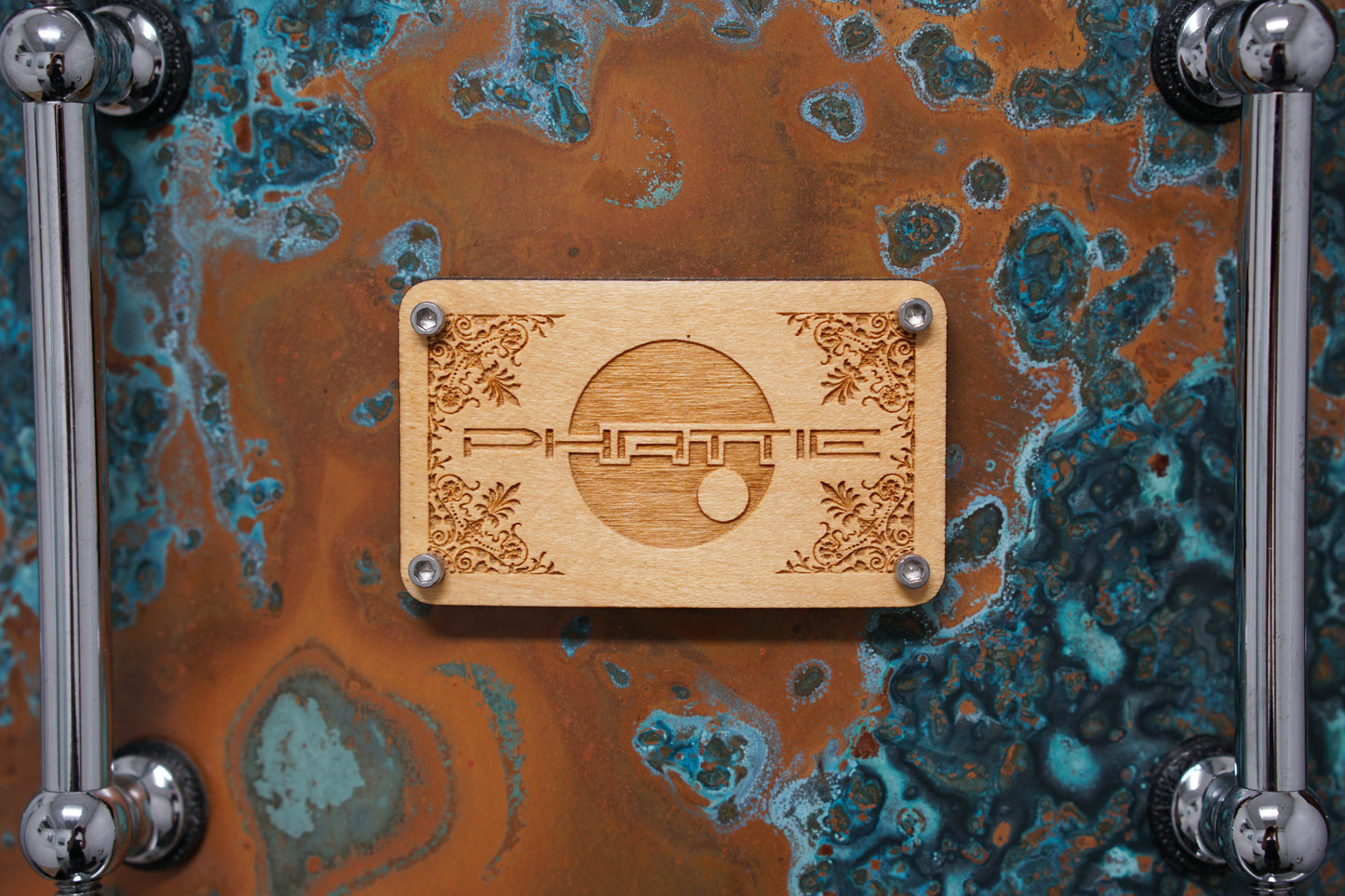 Stauffer Percussion 6.5x13" Phattie Maple Snare Drum - Azul Copper Patina