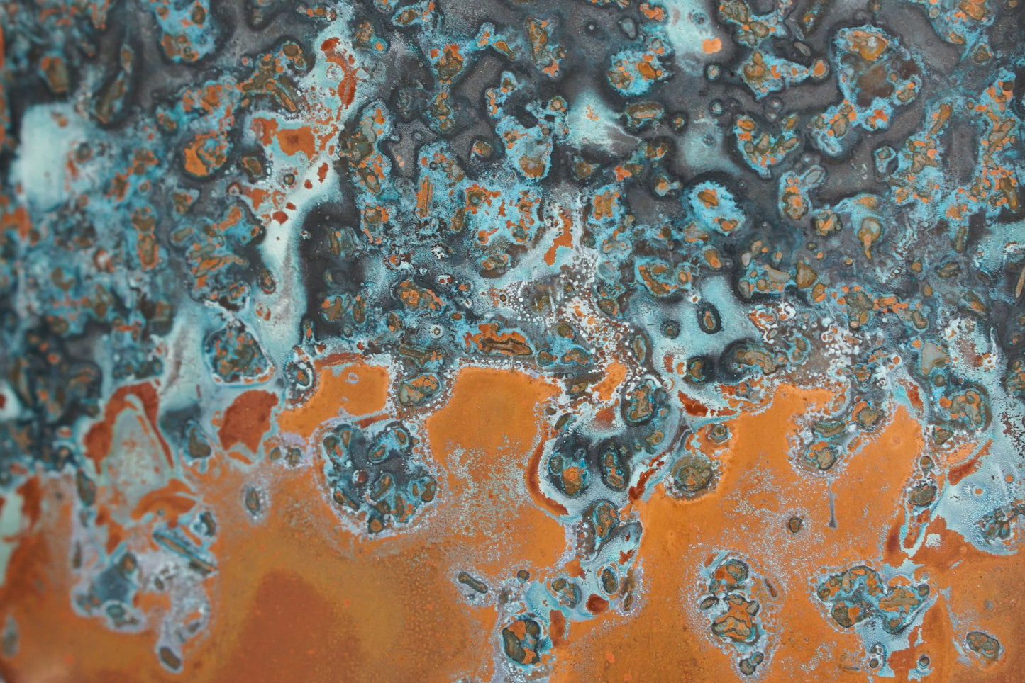 Stauffer Percussion 6.5x13" Phattie Maple Snare Drum - Azul Copper Patina