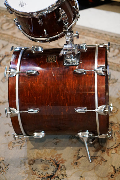 Gretsch 12/14/18" Drum Kit - 1980s Walnut Gloss