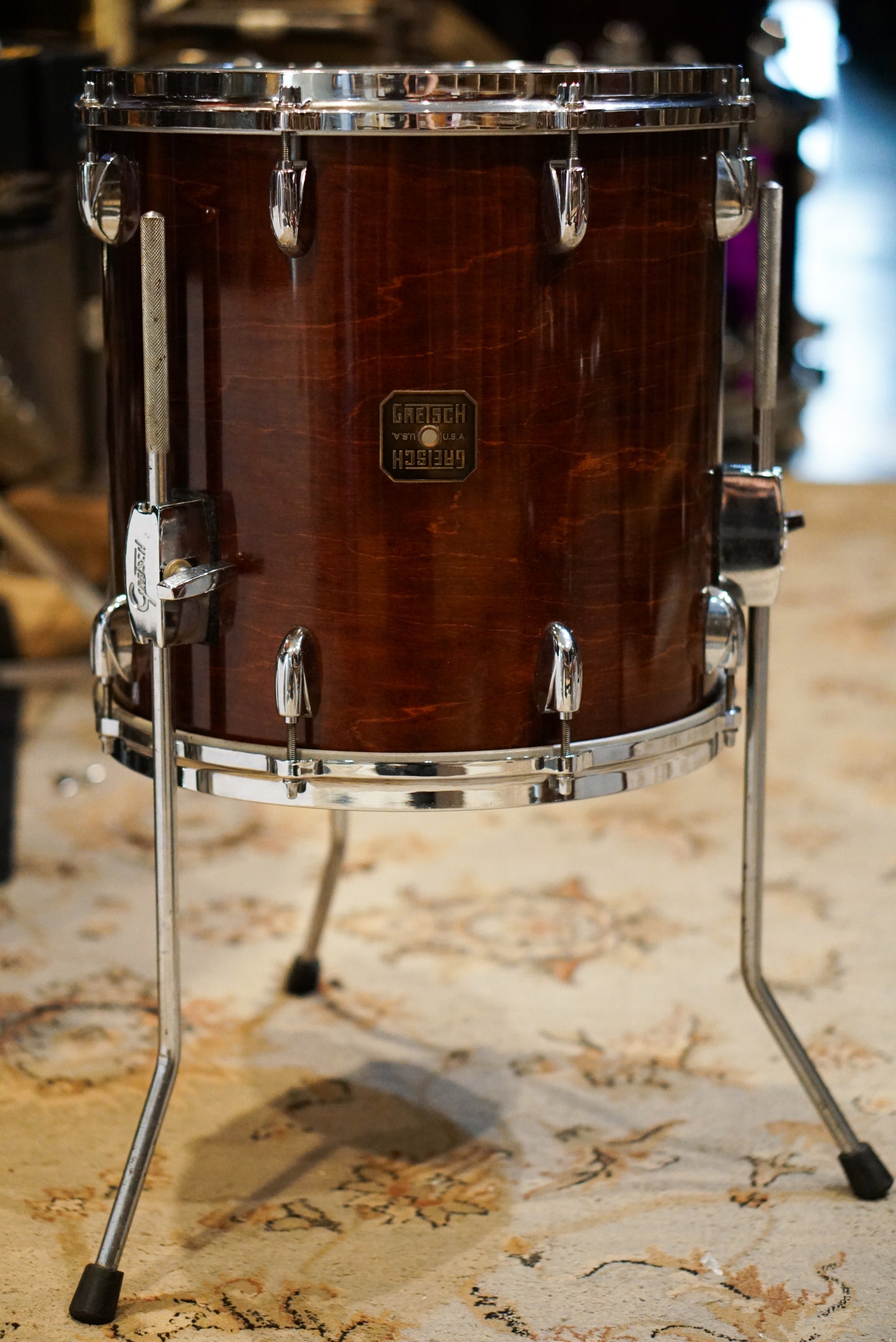 Gretsch 12/14/18" Drum Kit - 1980s Walnut Gloss