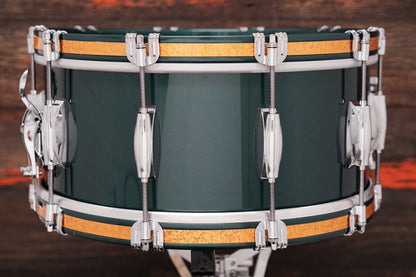 Gretsch 6.5x14" USA Custom Snare Drum - Cadillac Green Lacquer w/Wood Hoops