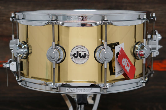 DW 6.5x14" Collector's Series Polished Brass Snare Drum