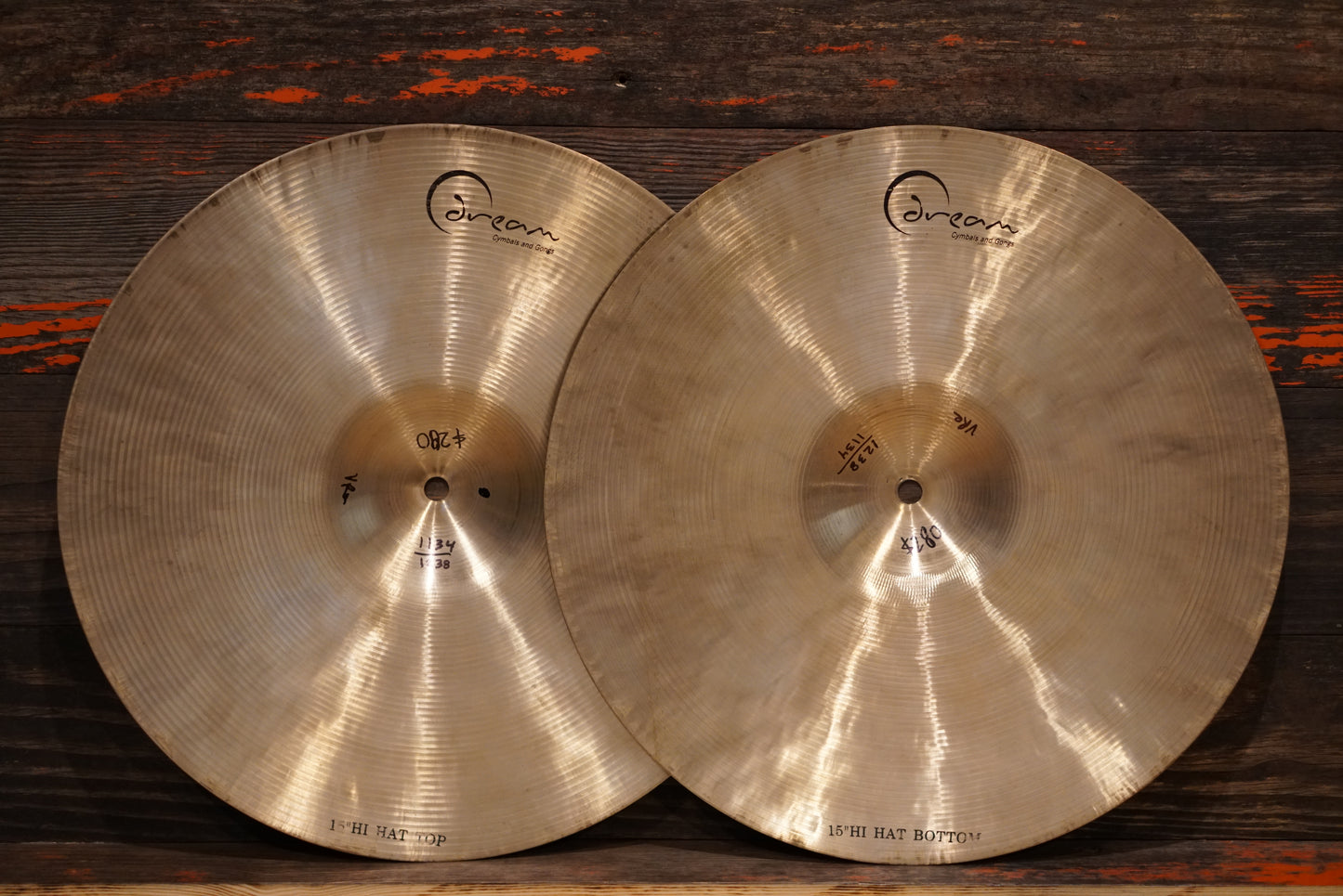 Dream 15" Contact Series Hi-Hat Cymbals - 1134/1238g