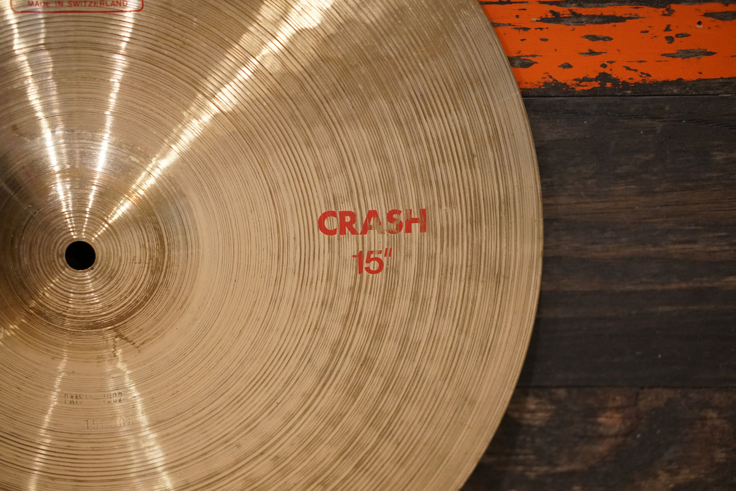 Paiste 15" 2002 Series 1980s Crash Cymbal - 906g