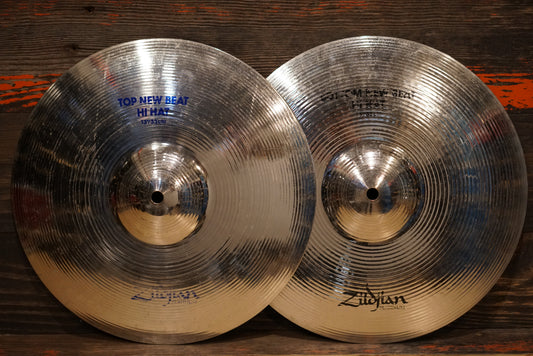 Zildjian 13" Platinum Finish New Beat Hi-Hat Cymbals - 832/856g