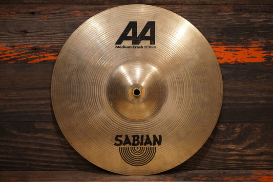 Sabian 15" AA Medium Crash Cymbal - 1014g