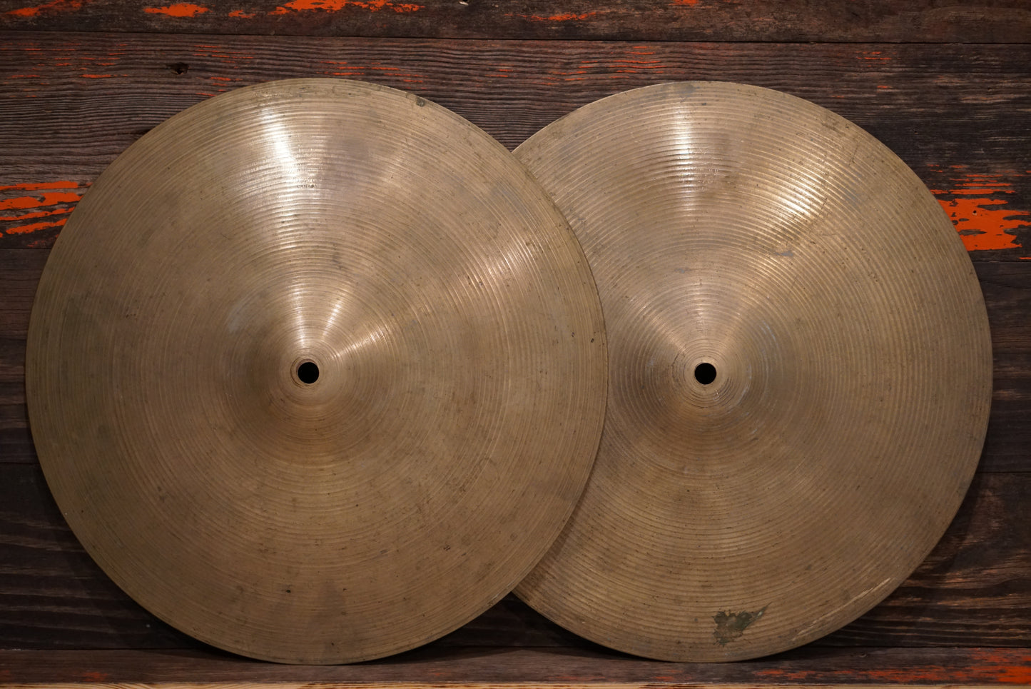 Zilco 14" Azco 1970s Hi-Hat Cymbals - 727/1034g