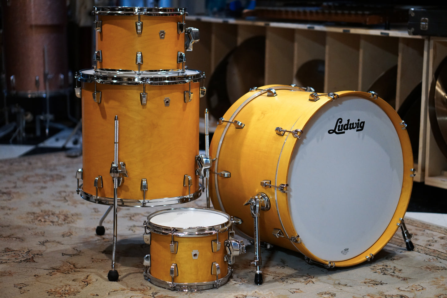 Ludwig 10/12/14/20" Neusonic "Mod 2" Drum Set - Golden Slumbers