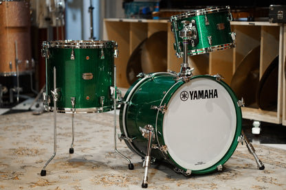 Yamaha 12/14/18" Absolute Hybrid Maple Bop Kit - Jade Green Sparkle