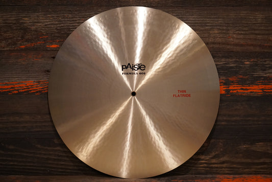 Paiste 20" Formula 602 Classic Thin Flatride Cymbal - 1994g