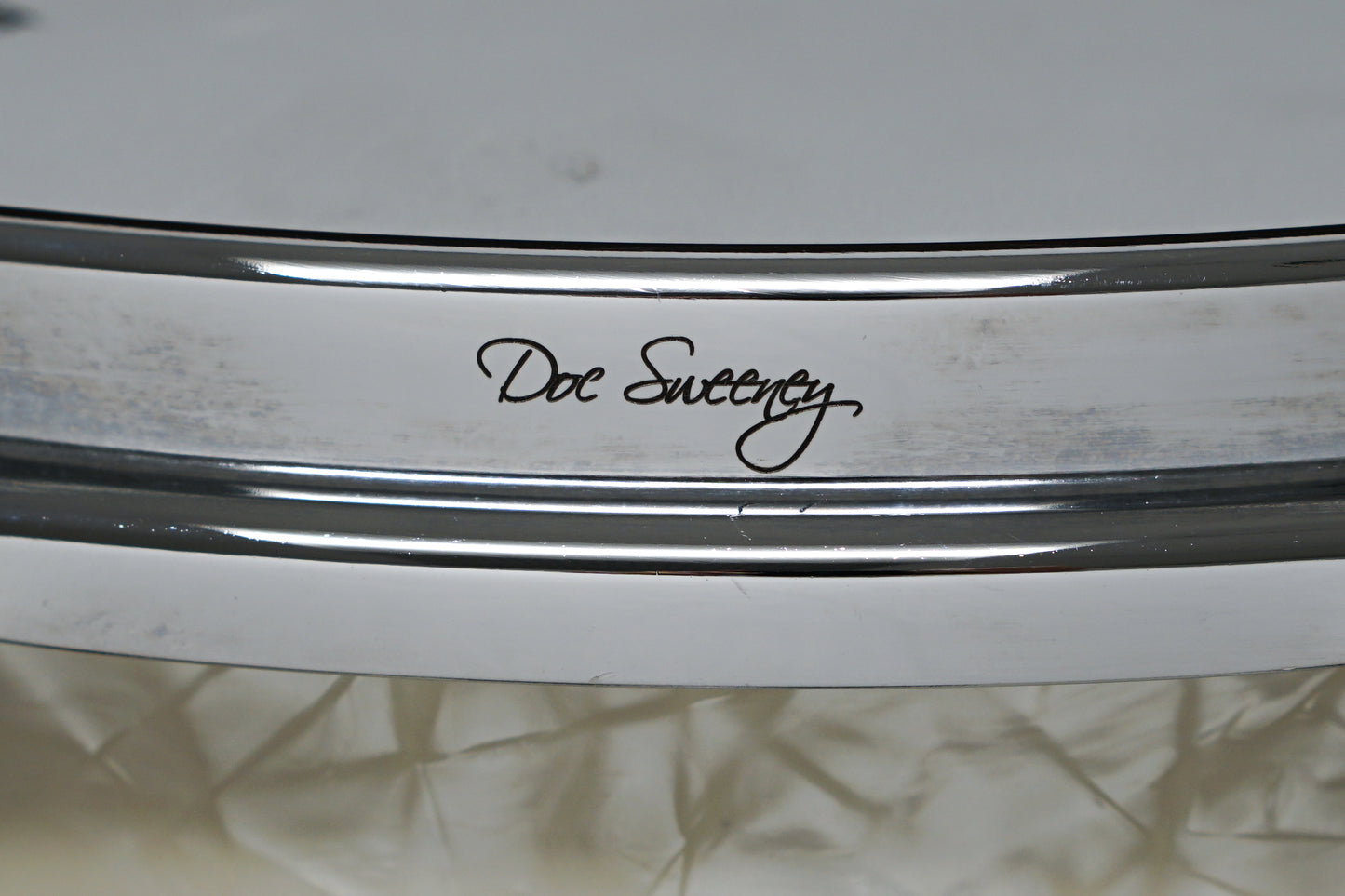 Doc Sweeney 6.5x14" Legend Series Walnut Snare Drum - White Marine Pearl