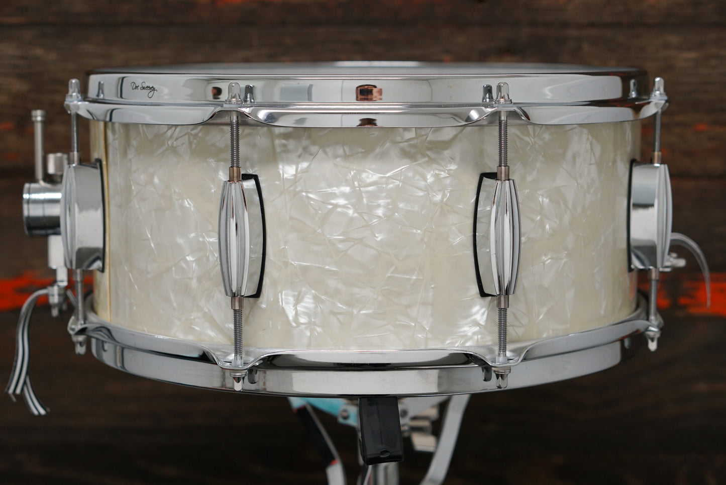 Doc Sweeney 6.5x14" Legend Series Walnut Snare Drum - White Marine Pearl