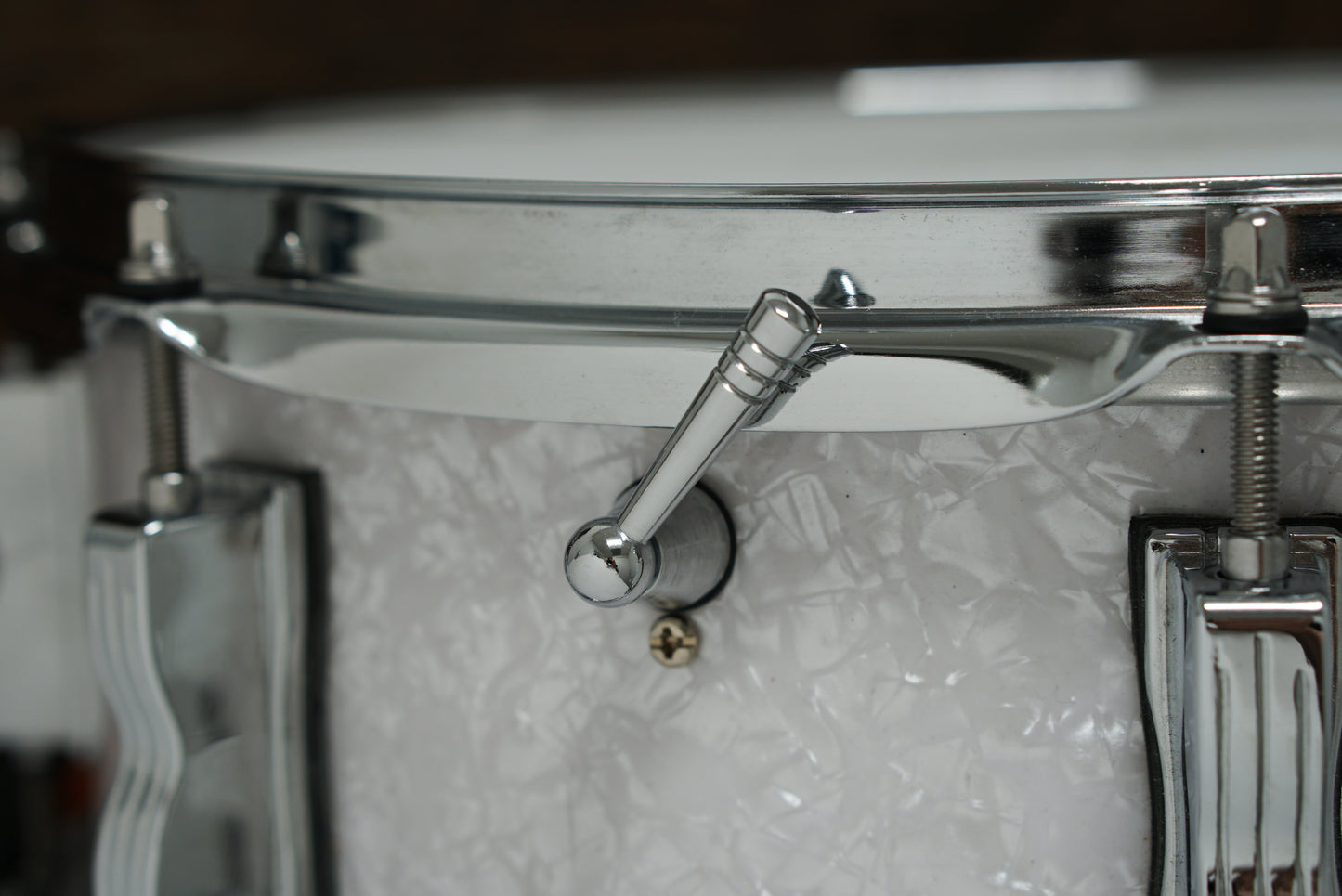 Ludwig 5.5x14" Legacy Jazz Fest Snare Drum - LS9080P - White Marine Pearl