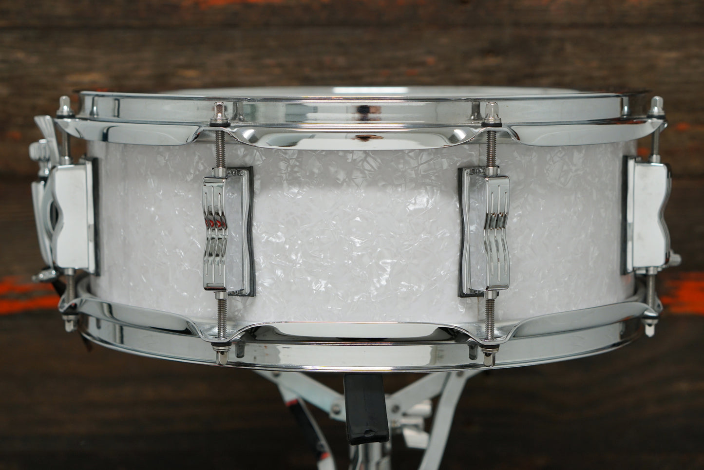 Ludwig 5.5x14" Legacy Jazz Fest Snare Drum - LS9080P - White Marine Pearl