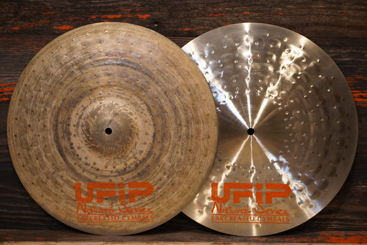 UFIP 16" Natural Series Hi-Hat Cymbals - 1200/1400g