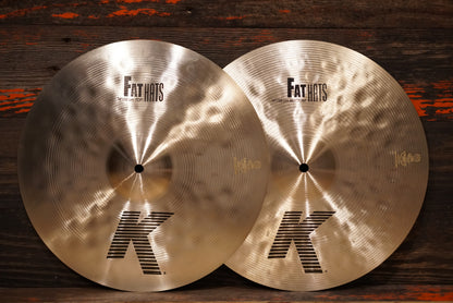 Zildjian 14" K. Fat Hats Hi-Hat Cymbals - 1044/1298g