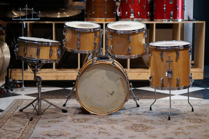 Pearl 12/13/14/18/6x14" Drum Set - Mel Lewis' Natural Maple